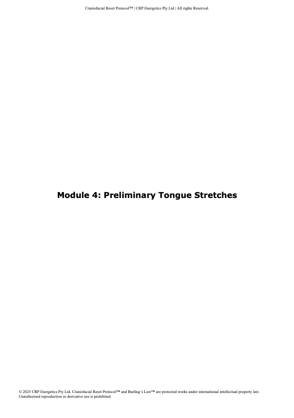 The Craniofacial Reset Protocol (CRP)™ - Full Edition PDF